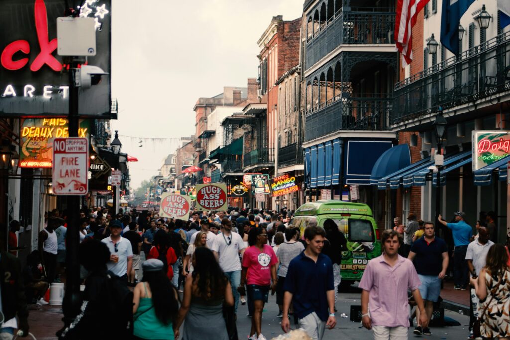 2024 Summer - photo of a busy street in New Orleans, Louisiana