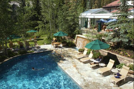 Pool of the Sonnenalp Hotel, Vail, CO